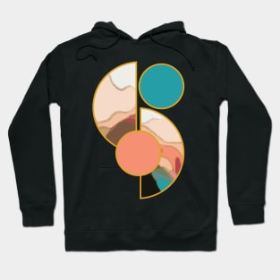 Bright vibrant modern earth tones colors unique original contemporary art 391 Abstract Hoodie